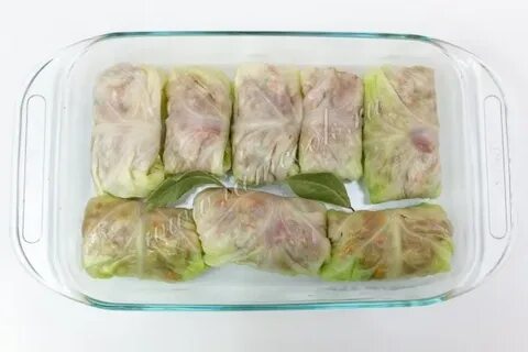 Приготовить голубцы в духовке в сметане
