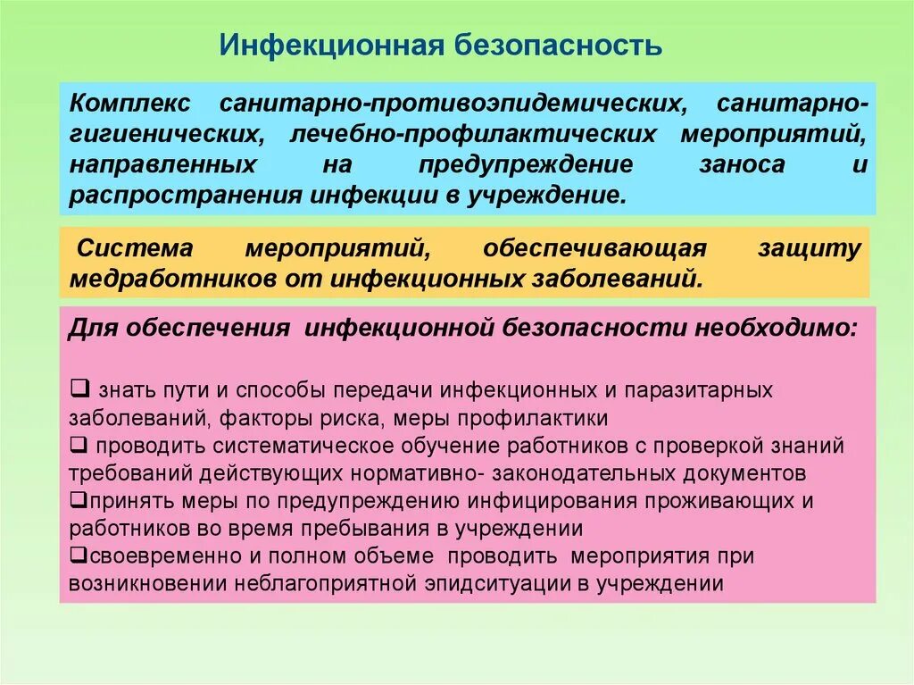 Инфекционная безопасность цель. Инфекционная безопасность. Обеспечение инфекционной безопасности. Мероприятия по инфекционной безопасности. Принципы инфекционной безопасности.