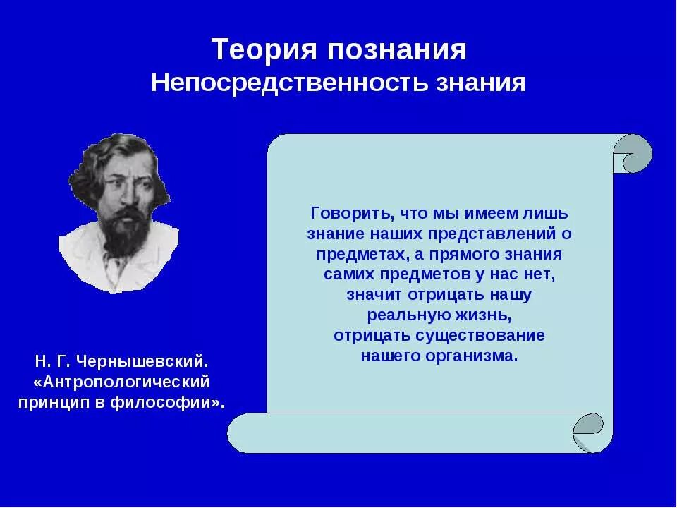 Познание авторы познания. Теория познания. Антропологический принцип в философии Чернышевский. Учение о познании. Гносеология теория познания.