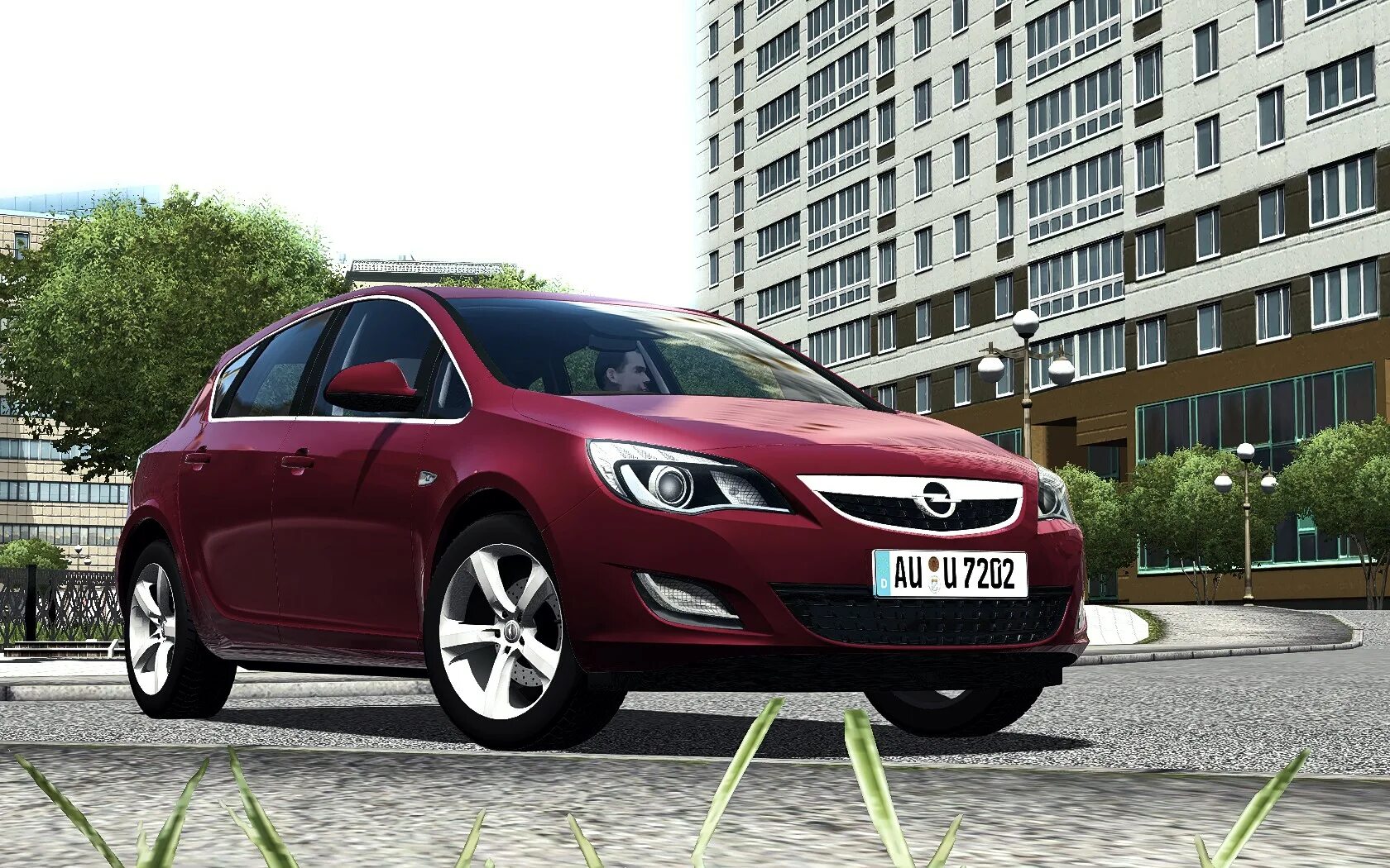 Opel Astra City car Driving 1.5.9.2. Opel Astra g для City car Driving.