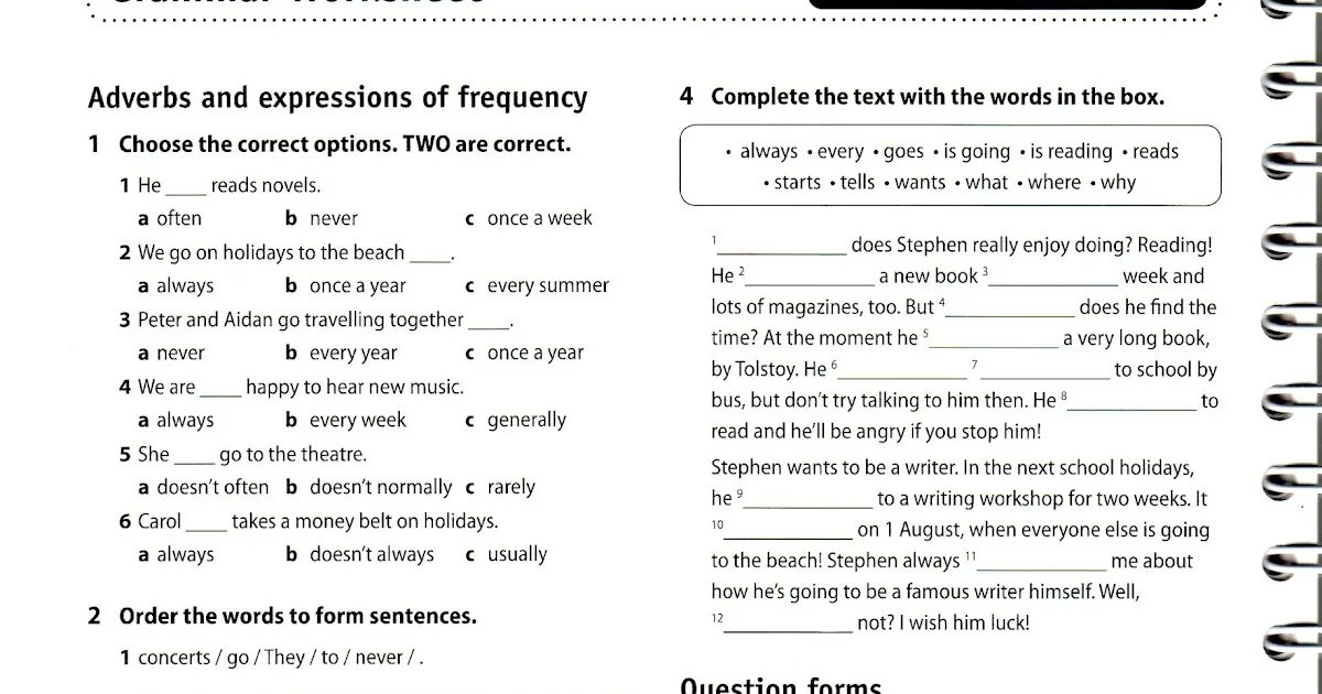 Unit 2 слова. Задания на adverbs of Frequency. Adverbs of Frequency present simple упражнения. Adverbs упражнения. Наречия частотности в present simple Worksheets.