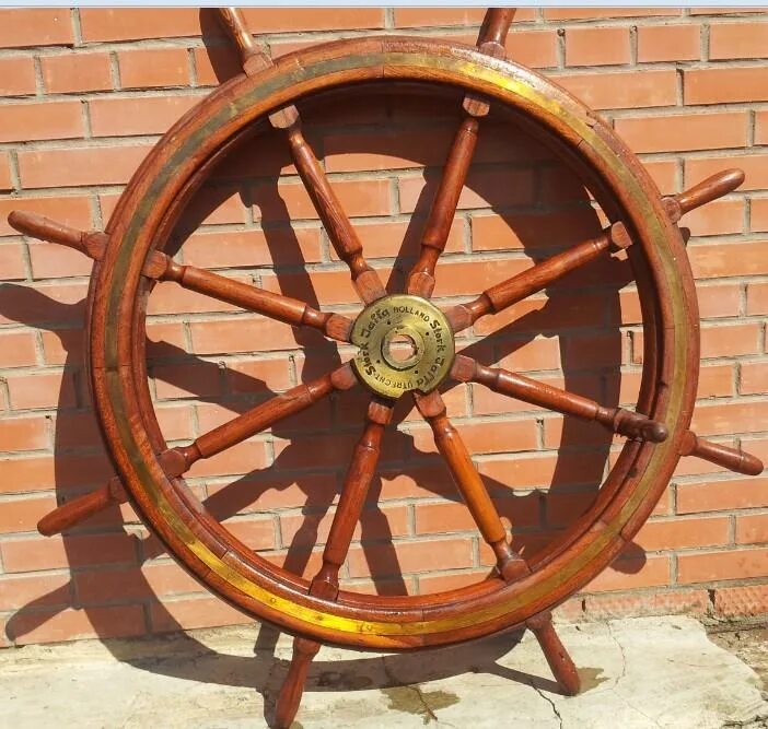 штурвал модель "011" 30113561gu. голландский руль. судовой руль. штурвал ф220. штурвал корабля.