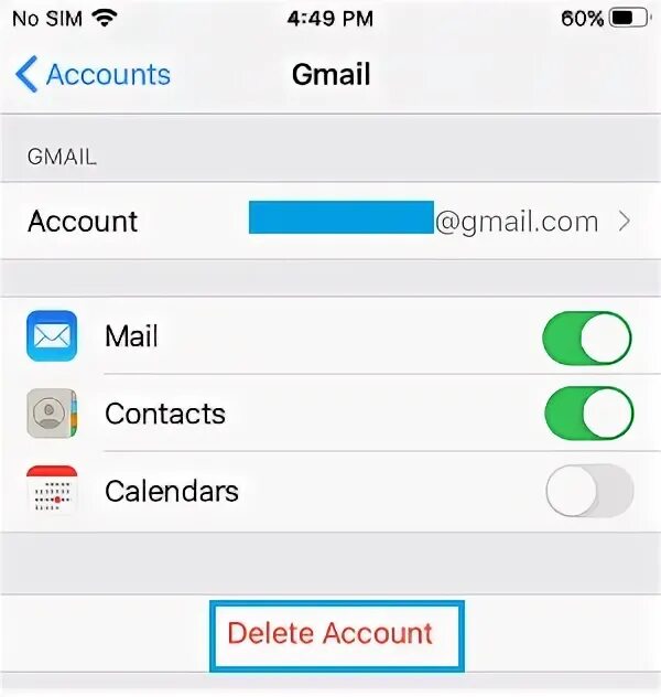 Как удалить учетную запись электронной почты на iPhone - WhyHow