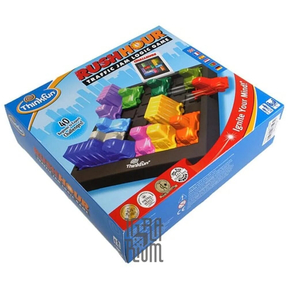 Rush hour головоломка thinkfun. Настольная игра rush hour. Головоломка thinkfun час пик для малышей от 5 лет. Игра-головоломка “час пик“ (thinkfun). Настольная игра rush hour thinkfun.