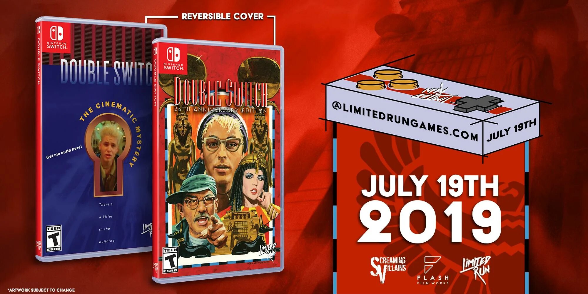 Double limit. Double switch - 25th anniversary edition. игра double switch. фильм anniversary switch. switch limited run #39: transistor.
