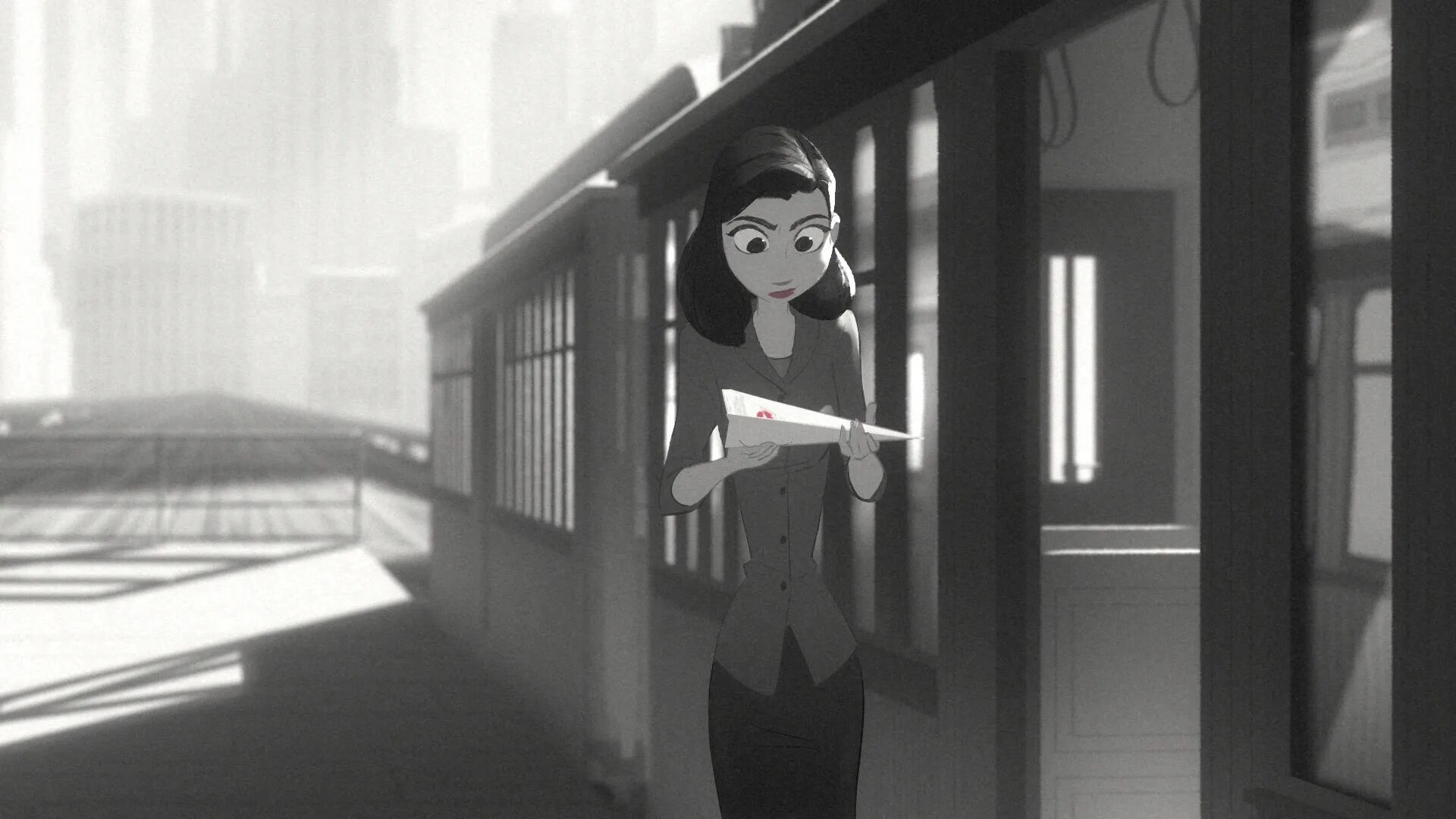 Paperman. Paperman Disney кадры.