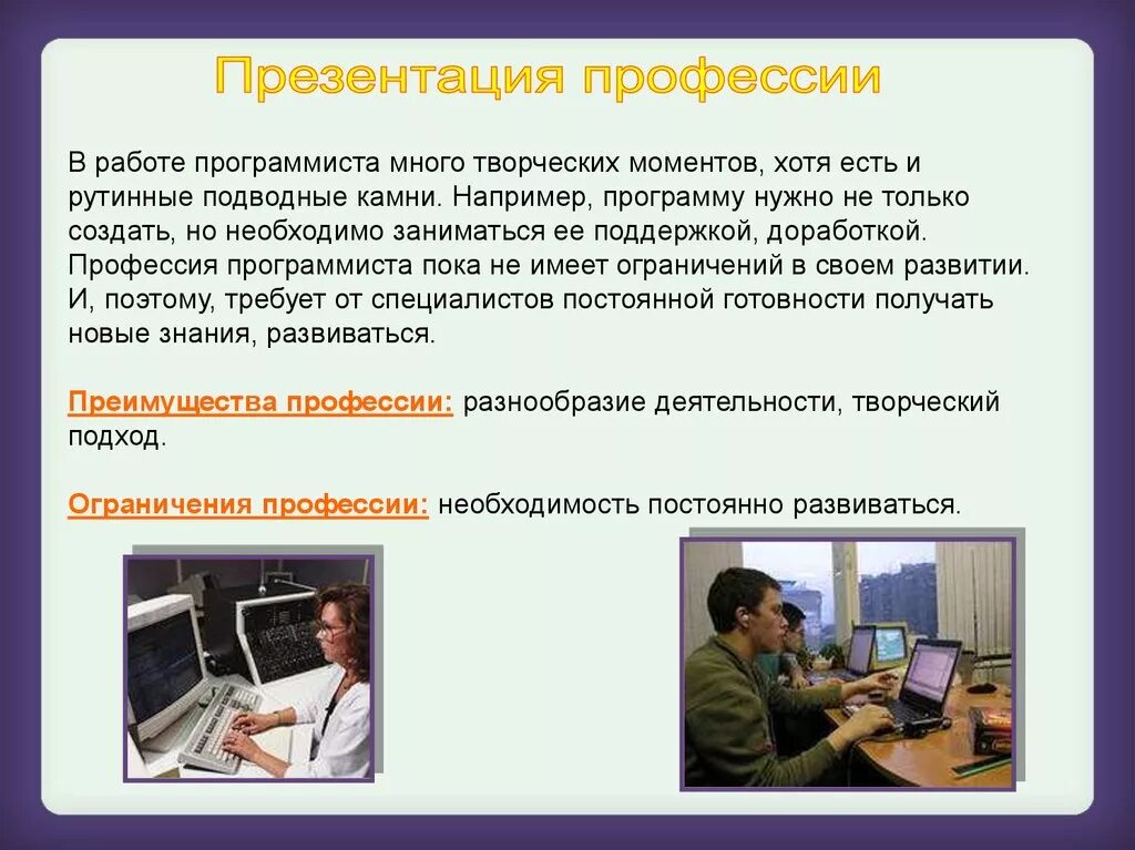 Направления программистов