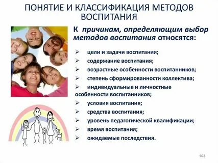 Понятие и определение метода воспитания