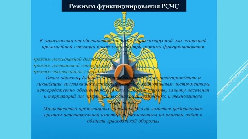 3 режима функционирования. 3 режима функционирования