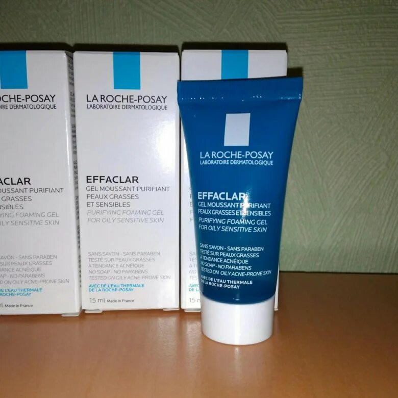 Гель ля Рош позе эфаклар h2. Effaclar gel moussant purifiant peaux grasses