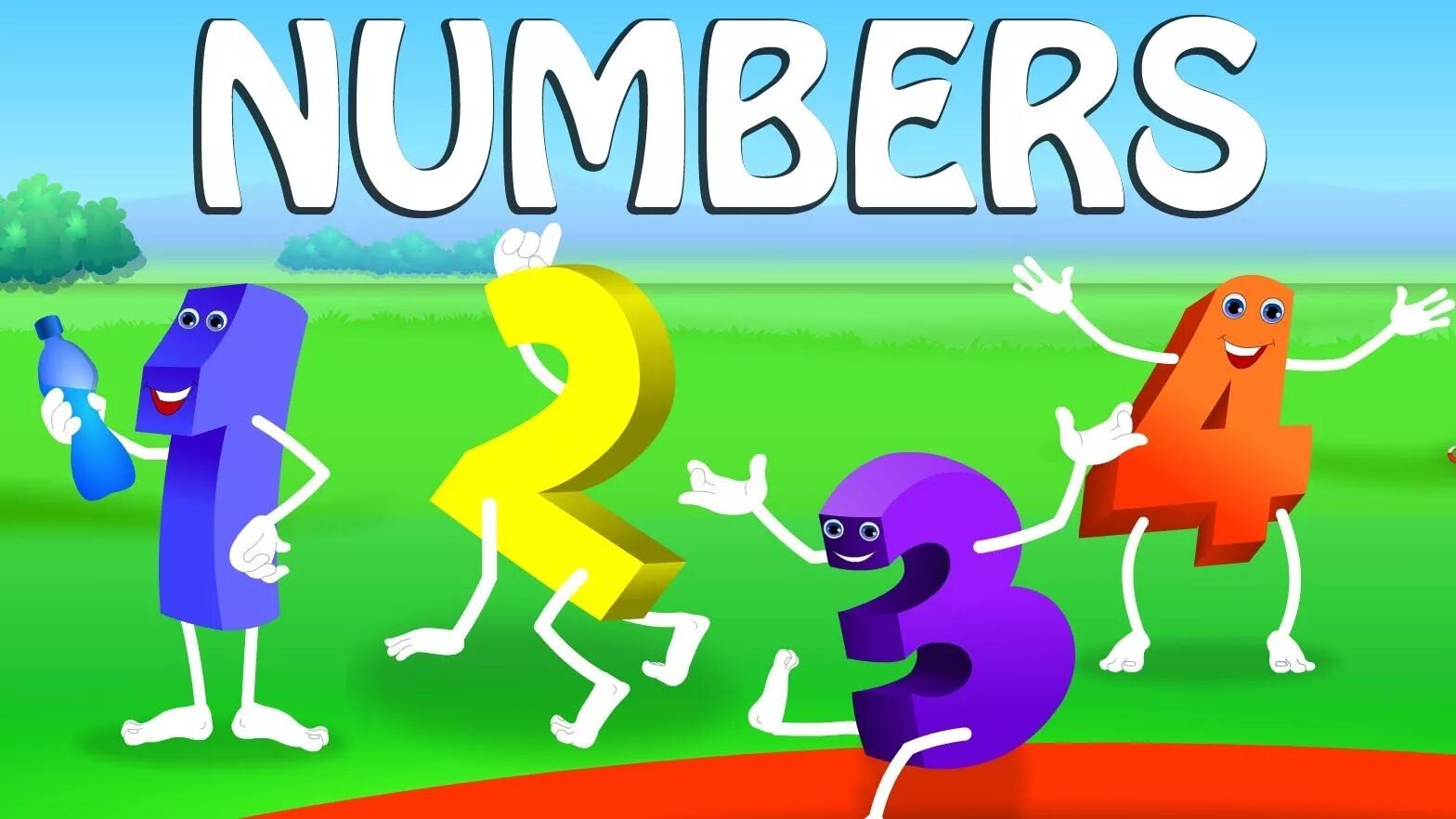 Песня счет 1 1. Цифры на английском. Number. Намберс. Numbers for Kids.