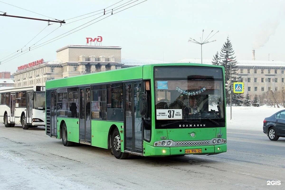 37 автобус изменения. Волжанин 5270 g2. Автобус 37 Красноярск. Волжанин автобус Красноярск. Маршрут 37 автобуса Красноярск.