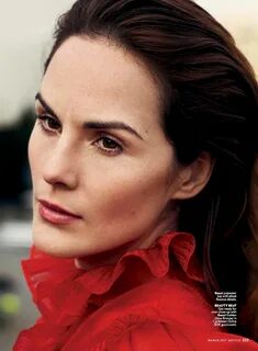 "Lady in Red" Michelle Dockery for InStyle US March 2017 Michelle ...