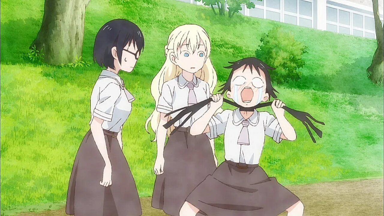 Anine bing. Asobi Asobase Касуми. Asobi Asobase скрины.