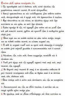 26 псалма текст на русском языке читать