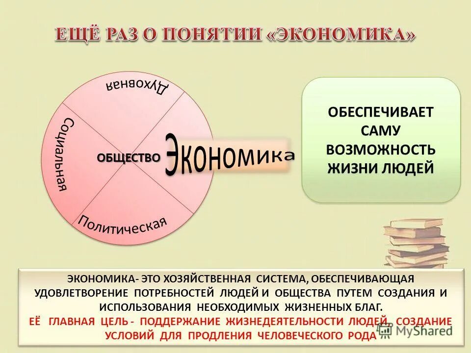 Общество без экономики