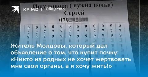 Сколько донорская почка