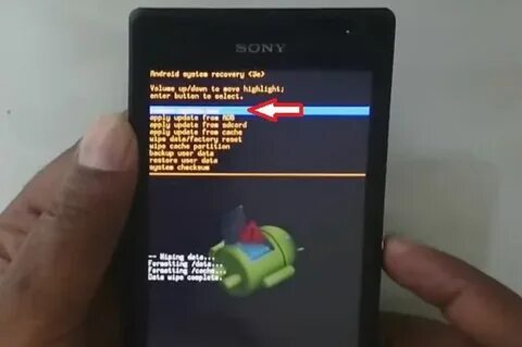 Сброс sony