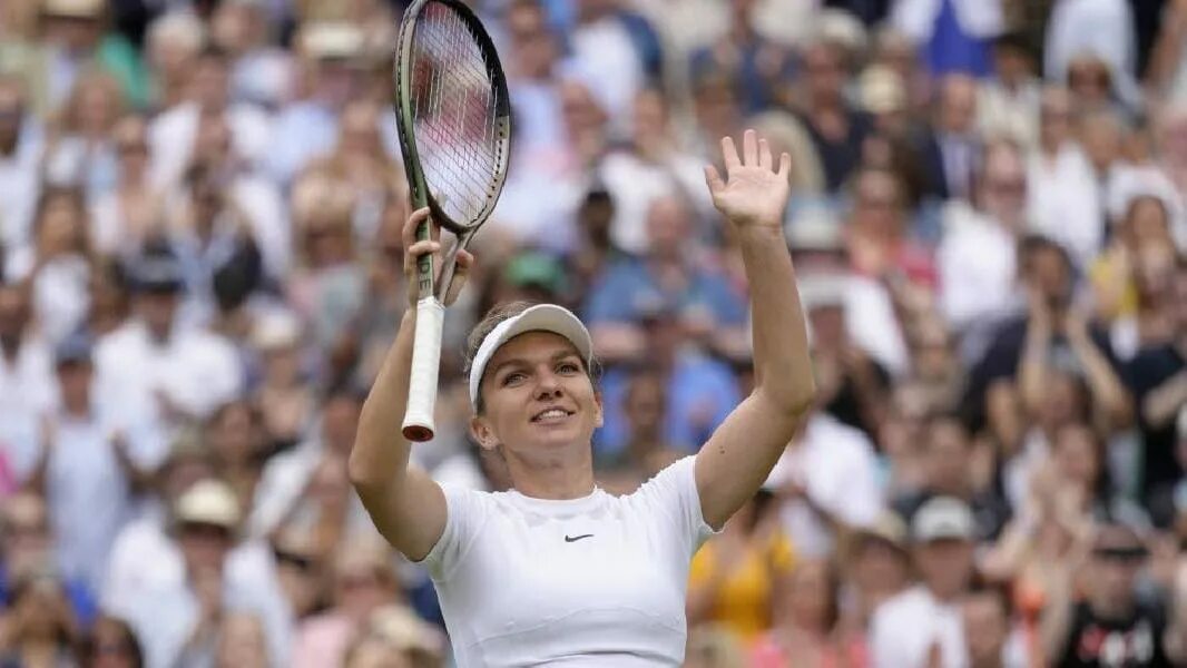 Теннис женщины 2024 год расписание. Simona Halep Wimbledon 2022.