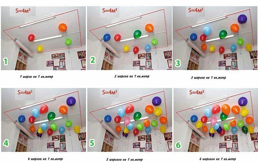 Сколько гелиевых шаров. Количество шаров под потолок. Гелиевые шары под потолок. Шары под потолок на квадратный метр. Воздушные шары на кв метр.