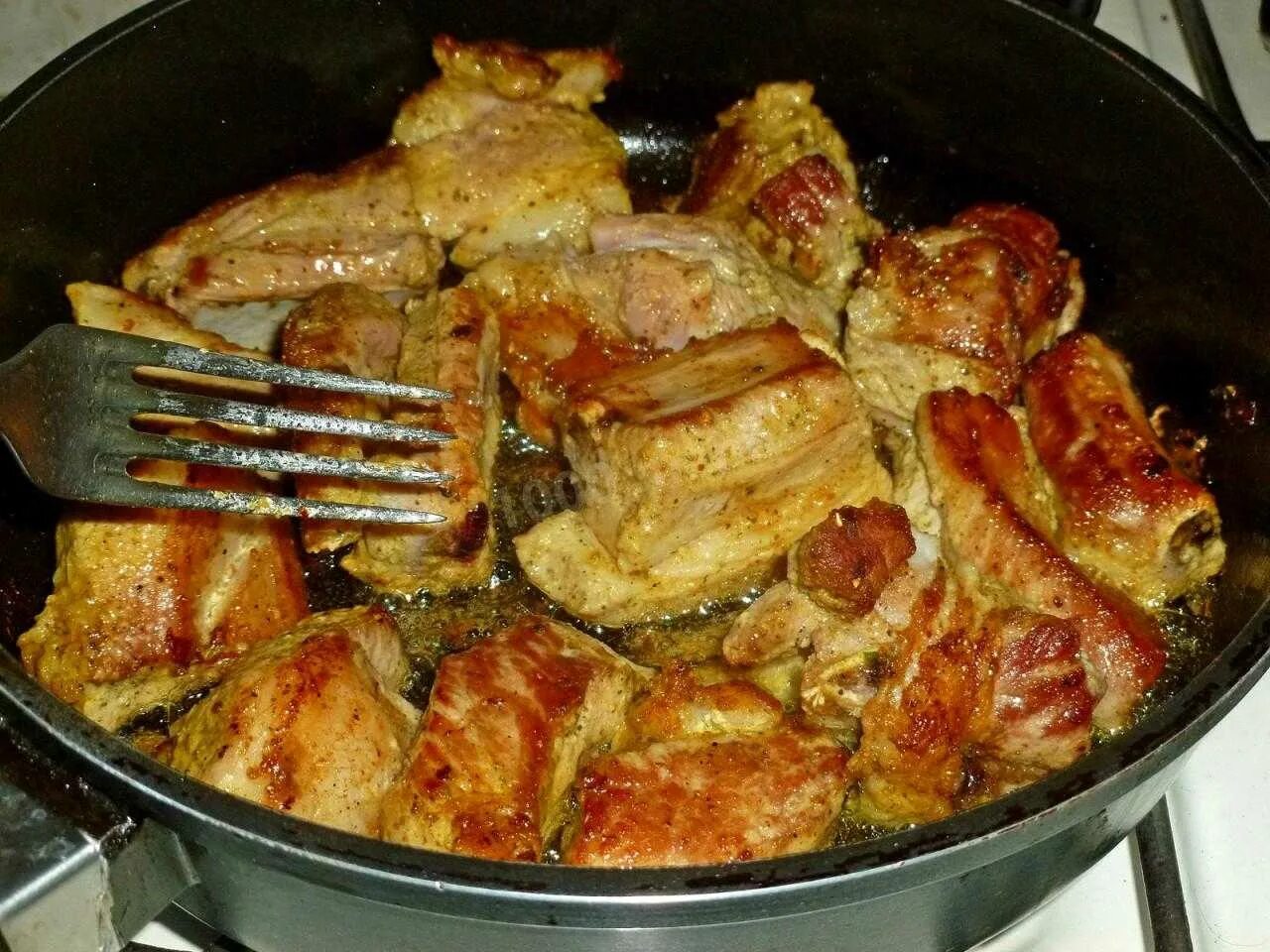 Приготовить мясо быстро и вкусно на сковороде