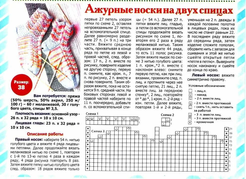 Как связать носки - журнал 13malyshok.ru