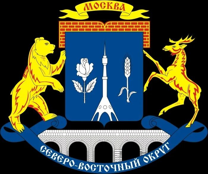 Герб Северо-восточного административного округа Москвы. Герб СВАО. Флаг Северо-восточного административного округа Москвы. Герб Северо Восточный административный округ Москвы. 54 года лев москва свао