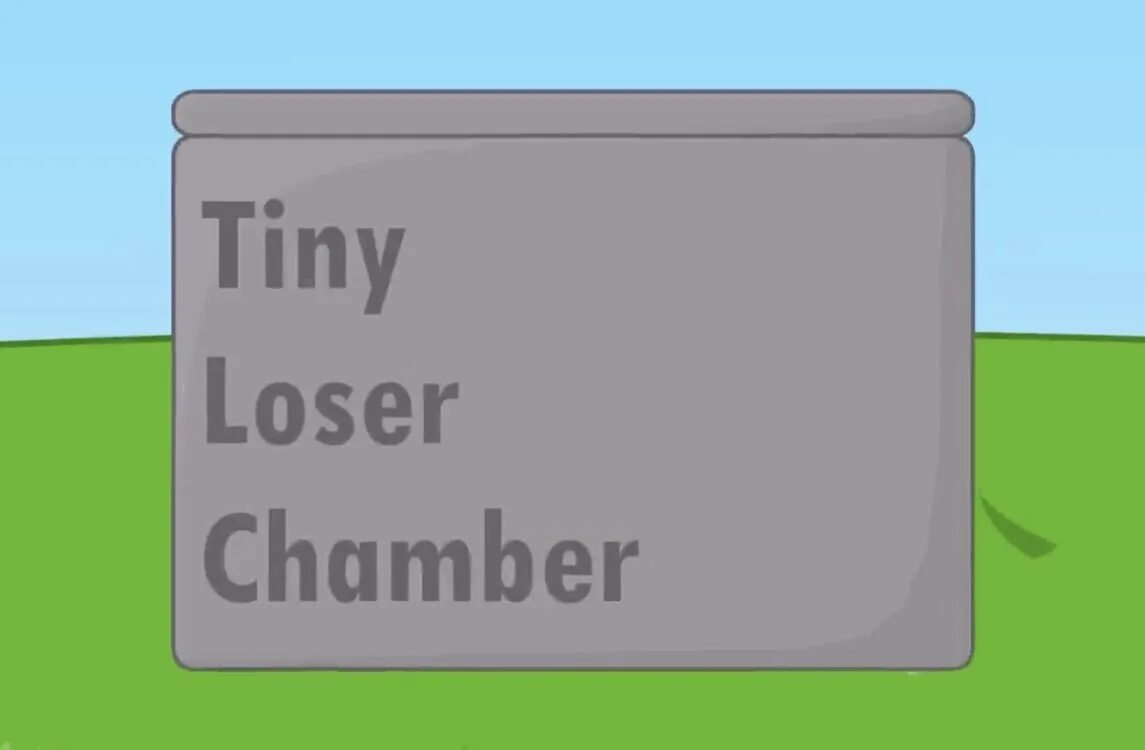 Тини перевод. BFDI Лузер. BFDI tiny Loser Chamber. BFDI TLC. Locker of Losers.