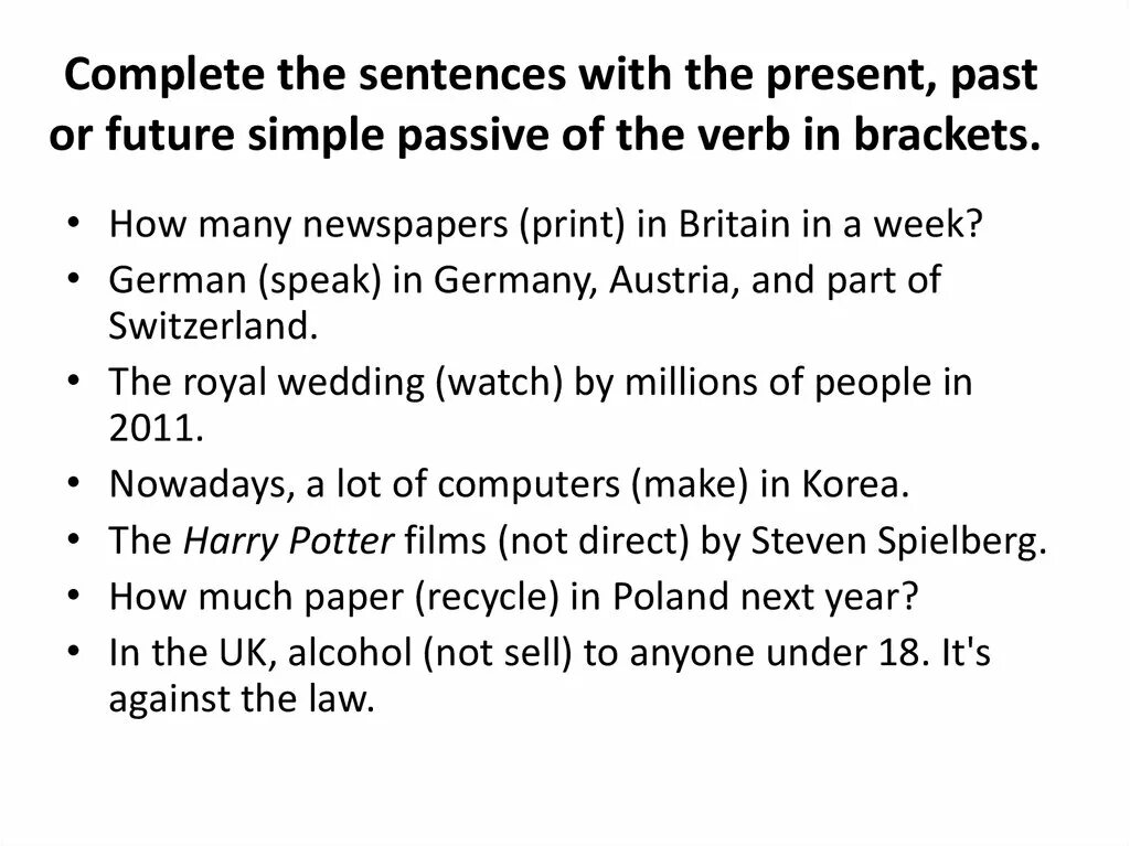 Английский 8 класс пассивный залог упражнения. Future simple Passive упражнения. Present past Future Passive Voice упражнения. Passive упражнения. Present past Future simple Passive упражнения.