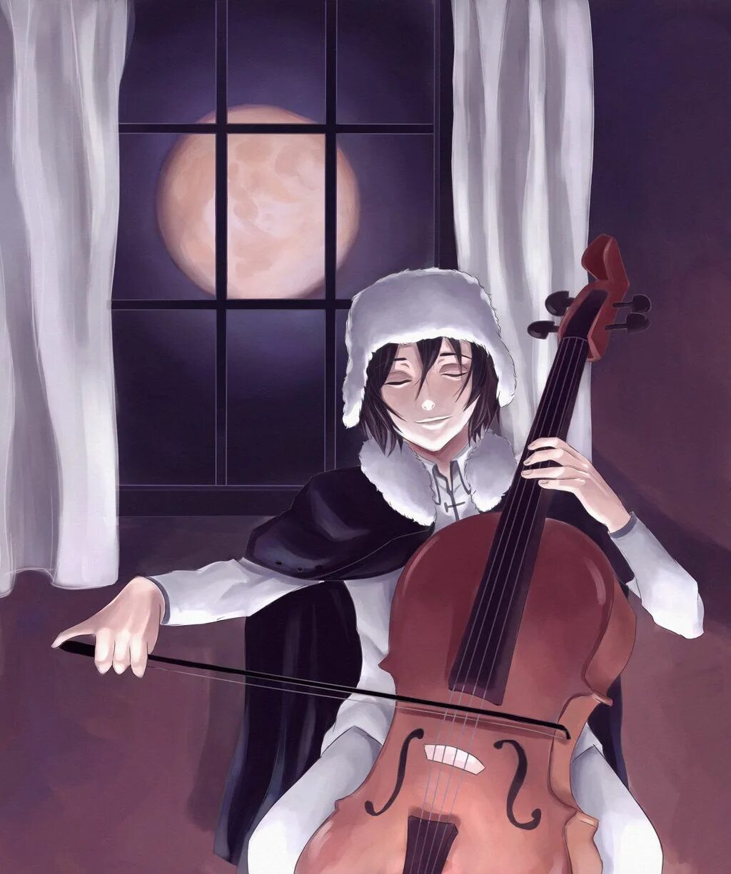 Достоевский бсд с виолончелью. Достоевский с виолончелью аниме. Фёдор достоевский с виолончелью бродячие псы. Бродячие псы достоевский с виолончелью. Аниме парни с виолончелью.