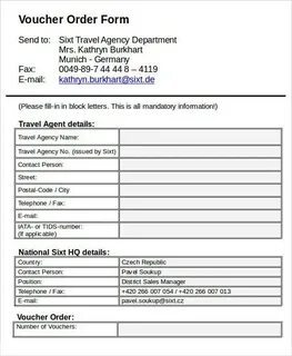 Order travel