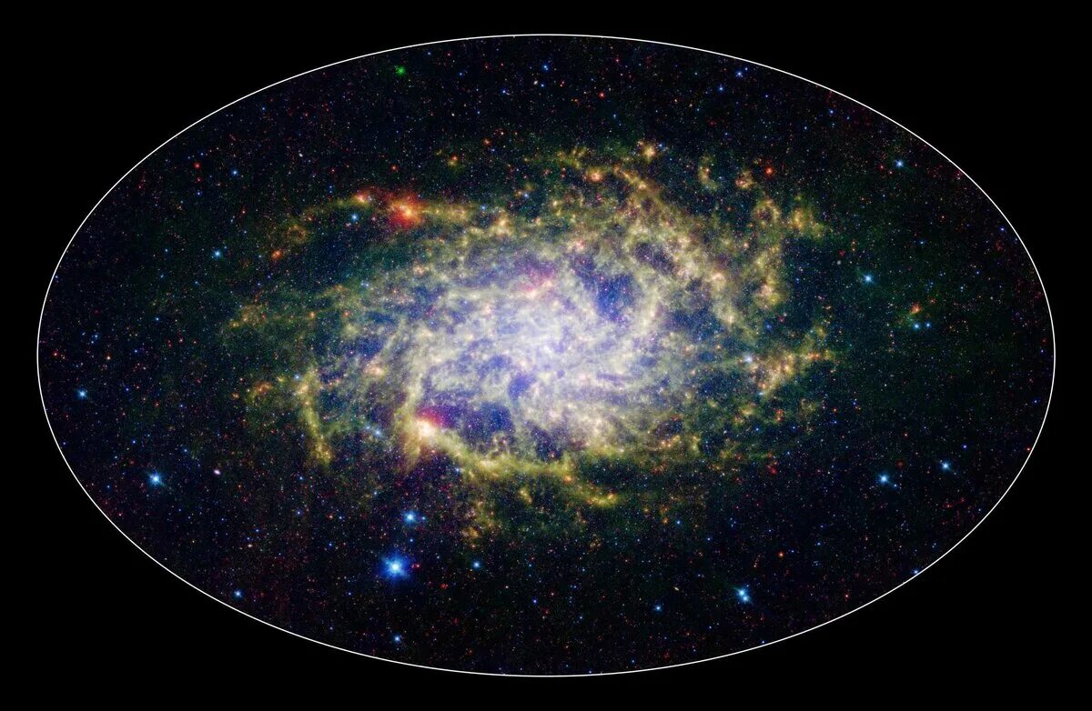 Размер самой большой галактики. Граница Вселенной. Плоская Вселенная. Границы космоса.