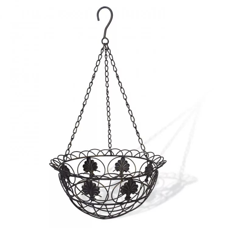 цепочка для подвесного кашпо. Palisad 69051. кашпо подвесное на цепочке. современное плетеное кашпо с цветами. цепочка для подвеса.