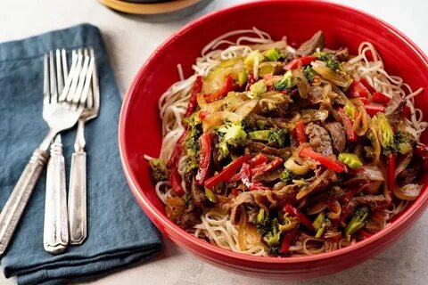 Лапша с мясом