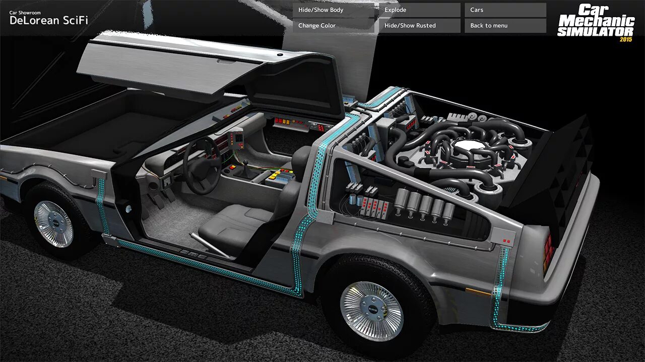 Кар механик 2015. Car Mechanic Simulator DELOREAN. Car Mechanic Simulator 2015 машины. DELOREAN 2015. Симулятор механика 2015.