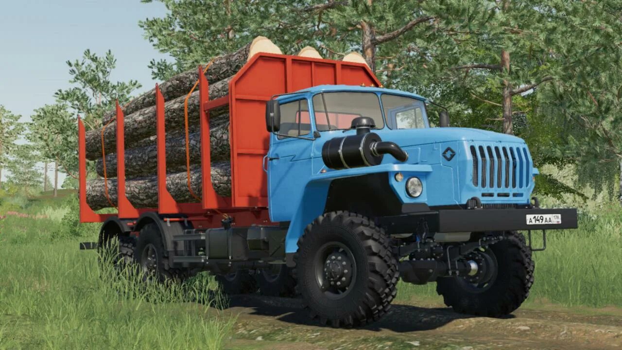 Мод прицепа урал. Урал 5557 fs19. урал 5557/4320-60. урал-4320-60 уст 5453. грузовик урал фс 17.