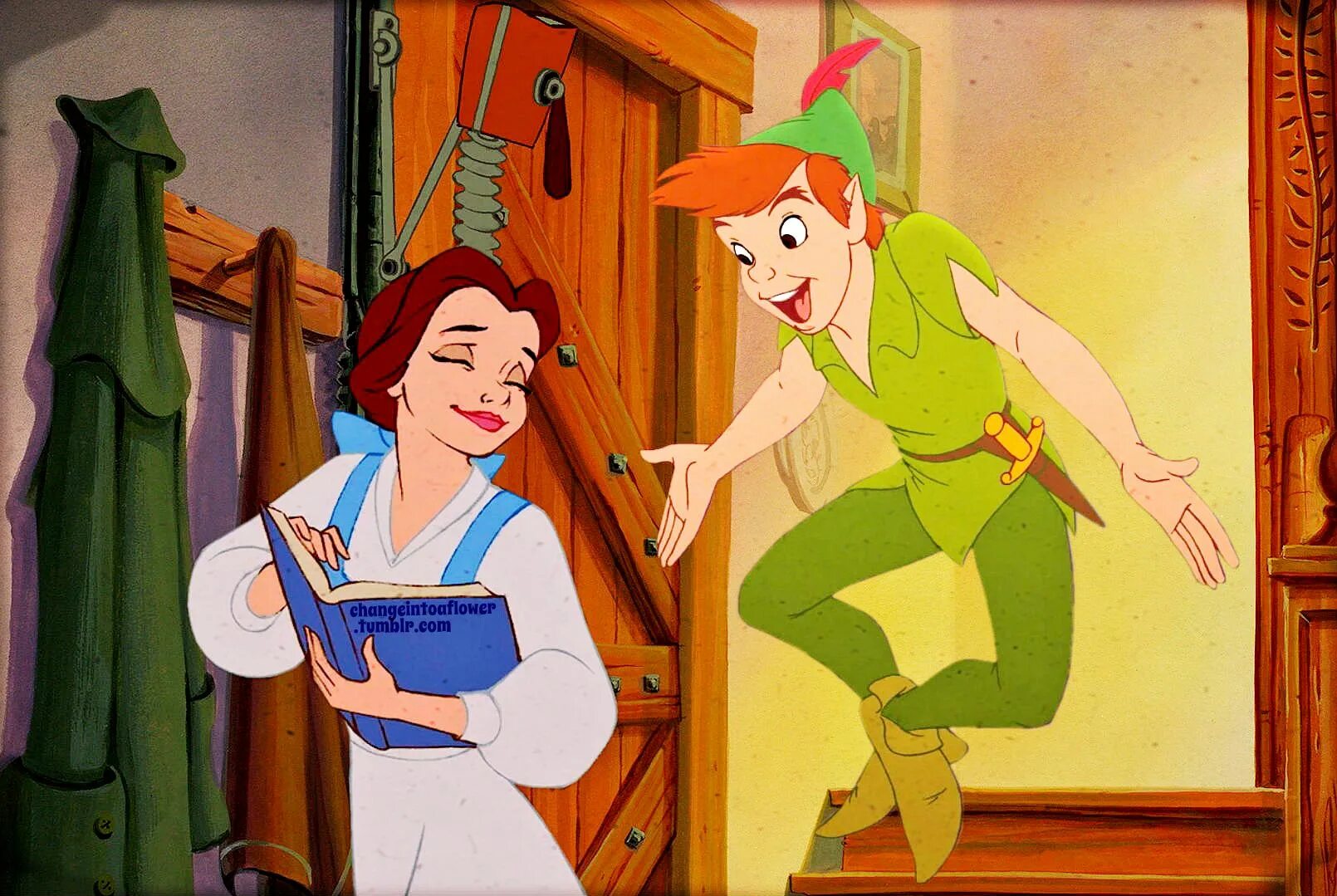 Дисней века. Питер Пэн и принцессы Дисней. Питер Пэн и Алиса Дисней.