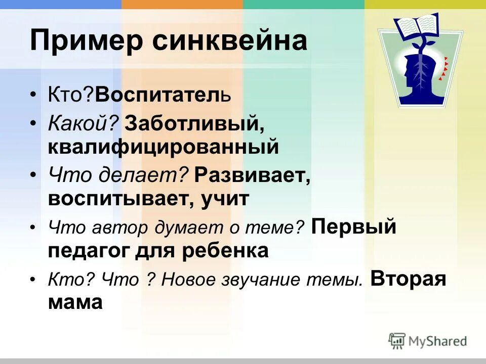 синквейн воспитателя. синквейн как метод развития речи дошкольников. технология синквейна в детском саду по развитию речи. технология синквейн для дошкольников. синквейн занятие в подготовительной группе.