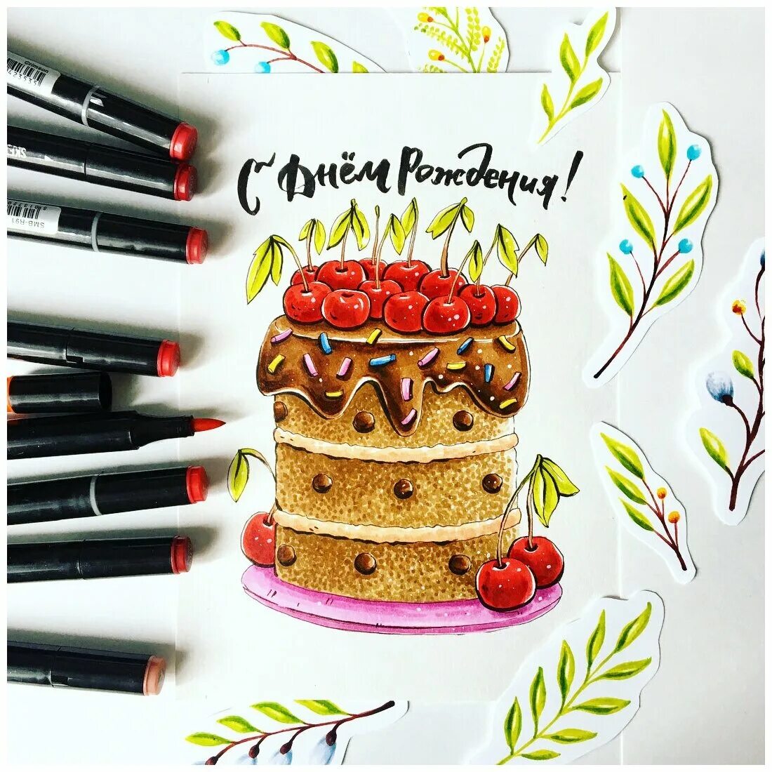 Еда маркерами. Рисунки маркерами еда. еда маркерами для скетчинга. рисунки фломастерами еда.