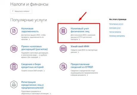 Госуслуги запись в налоговую инспекцию