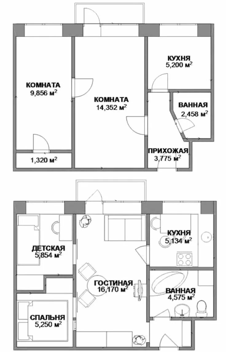 Купить 2-комнатную квартиру, 45.5 м² по адресу Орёл, Приборостроительная улица, 