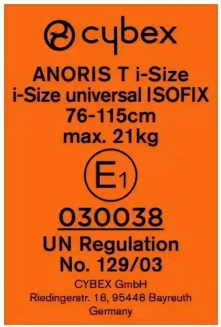 Anoris t i size. Anoris t i size