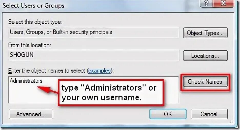 Select username