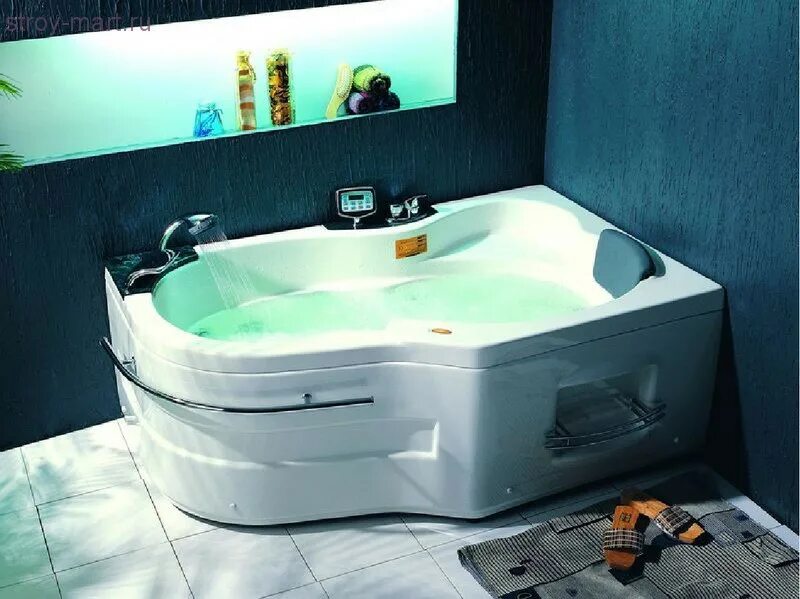 джакузи воронеж. Bas ривьера 161x161. номер люкс с джакузи воронеж. ванна джакузи в квартире. акриловая ванна gemy g9258.