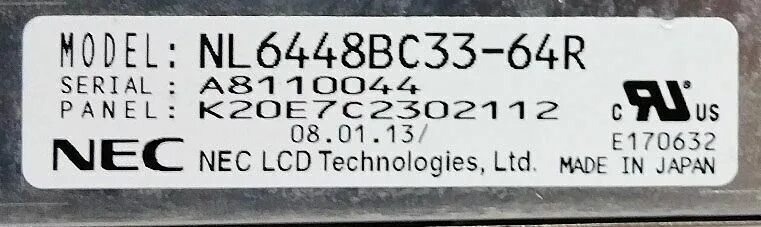 64 33. Bc6448. Nl 6448bc20-18d. BC-33. Nl6448dc26-08d.