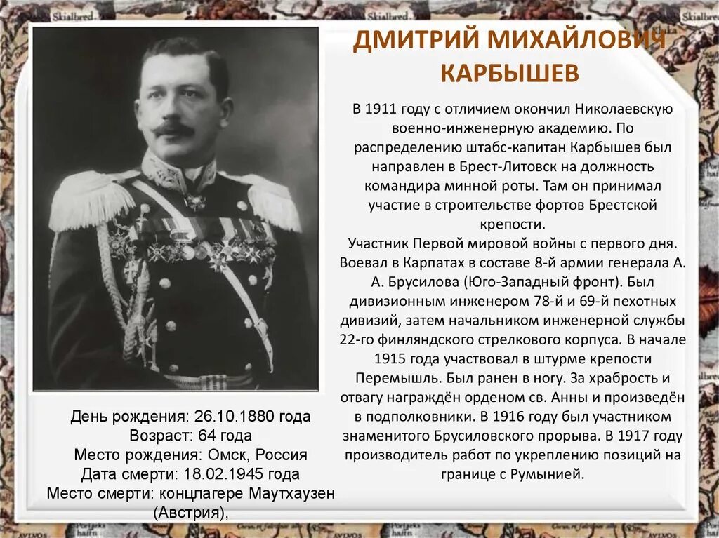 Карбышев в царской армии. Герои первой мировой. Российские герои первой мировой войны 1914-1918.