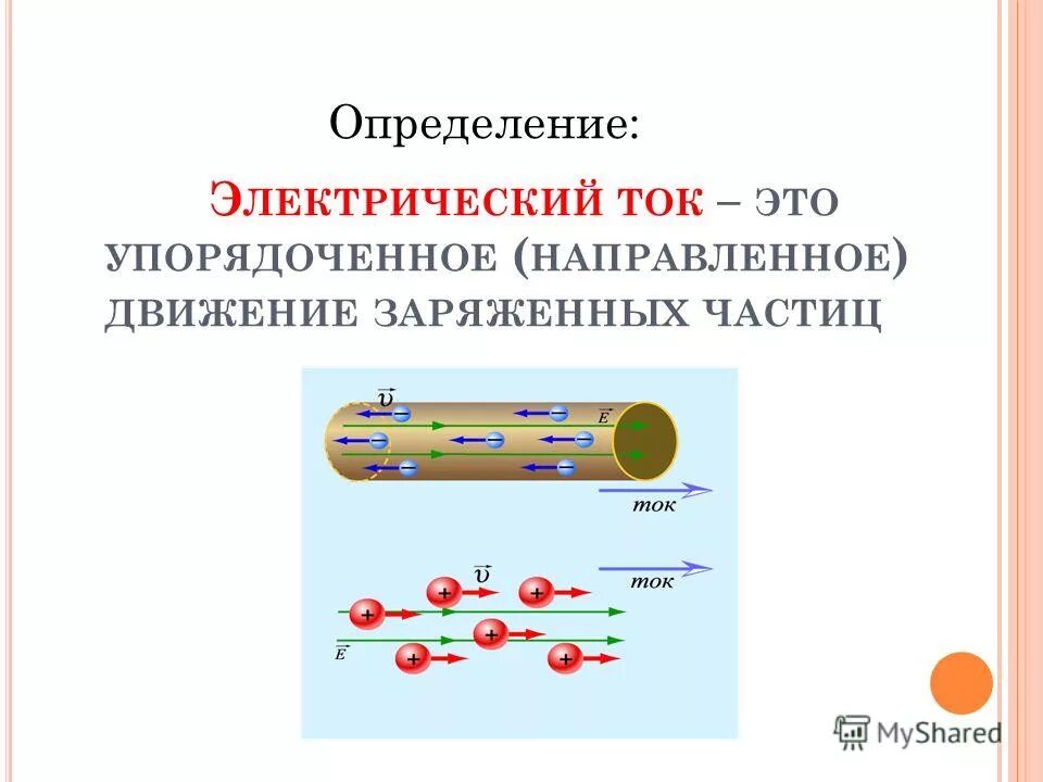 Упорядоченное движение заряженных частиц называется. Электрический ток условия существования электрического тока 8 класс. ток это движение положительно заряженных частиц. упорядоченное движение заряженных частиц. электрический ток это упорядоченное движение заряженных частиц.