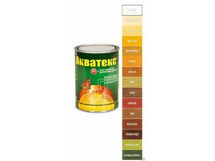 Краска по дереву акватекс для наружных
