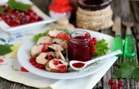 Красная смородина к мясу рецепт