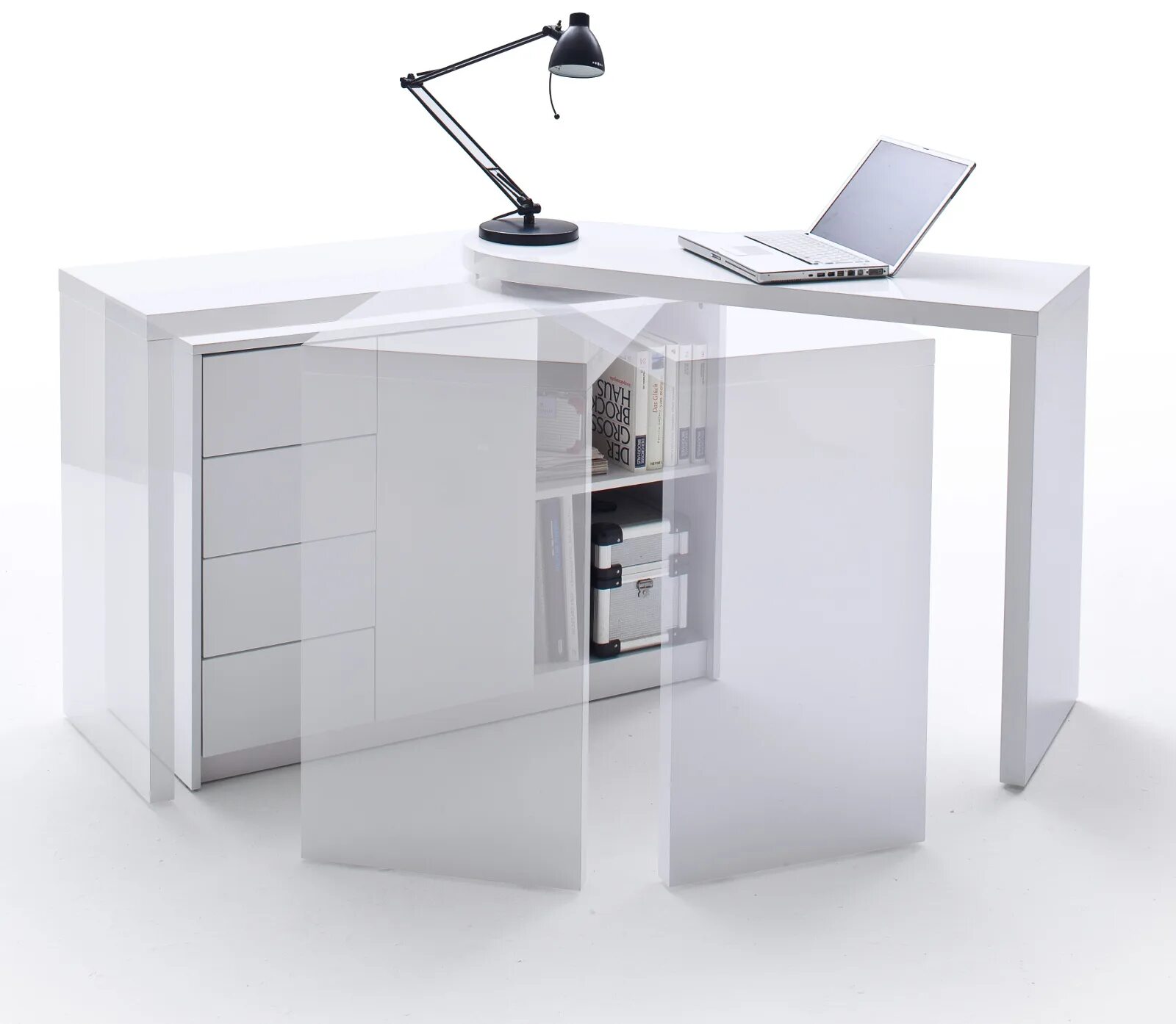 Письменный трансформер. Стол компьютерный homeoffice (белый, 1200х550х964 мм). стол письменный- комод matt 40220w. стол компьютерный трансформер homeoffice (белый,1369x435x758 мм,1170х1286х758 мм). письменный стол с поворотной столешницей.